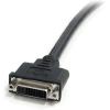 StarTech.com DVI-I Extension Cable – 10 ft – Dual Link – Digital and Analog – Male to Female Cable – Computer Monitor Cable – DVI Cord (DVIIDMF10),Black(10 ft)