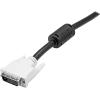 StarTech.com Dual Link DVI Cable – 50 ft – Male to Male – 2560×1600 – DVI-D Cable – Computer Monitor Cable – DVI Cord – Video Cable (DVIDDMM50)