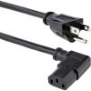 StarTech.com 10ft (3m) Computer Power Y Cord, NEMA 5-15P to 2x C13, 10A 125V, 18AWG, Replacement AC Power Cord, Printer Power Cord, PC Power Supply Cable, Monitor Power Cable – UL Listed (PXT101Y10)(3 ft)