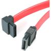 StarTech.com 18in SATA to Left Angle SATA Serial ATA Cable – F/F (SATA18LA1), Red(Red)