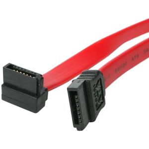 StarTech.com 12in SATA to Right Angle SATA Serial ATA Cable (SATA12RA1)(1 Count (Pack of 1))