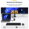 StarTech.com Dual Monitor Adapter for M1/M2/M3/M4 macOS Systems, Windows, ChromeOS. Thunderbolt, USB 3.0 or USB-C HDMI Splitter Extended Display, 4K30 Output 1 & 1080p Output 2, (107B-USB-HDMI-2)