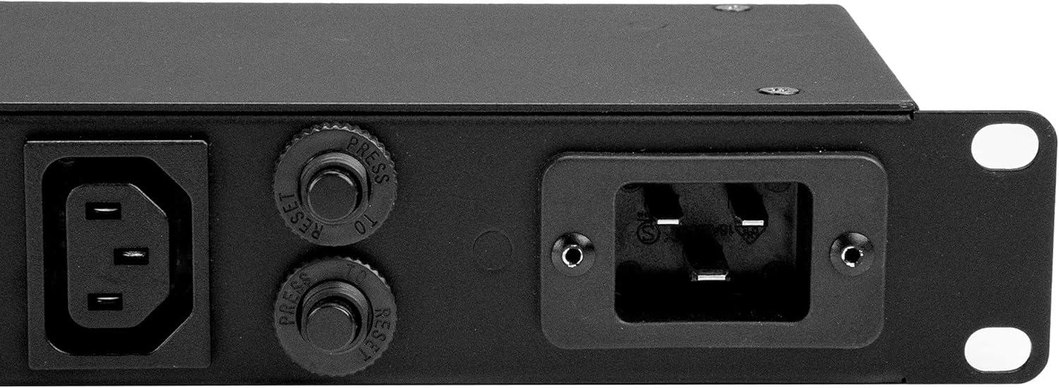 imageStarTechcom 1U 19 inch 8 Port Rack Mount PDU IEC C13 Socket Rackmount Power SupplyStrip Horizontal Server Rack Mountable PDU Data Center Power Distribution Unit 16A 240V PDU08C13H8 Port Rack