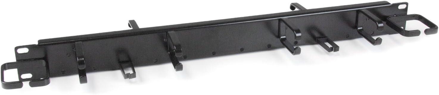imageStarTechcom Horizontal 1U Server Rack Cable Management Finger Duct w Cover 19quot Network Rack Wire Duct Raceway Panel Slotted Wire Duct CMDUCT1UX1U