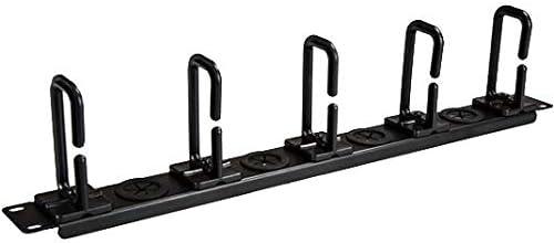 imageStarTechcom Horizontal 1U Server Rack Cable Management Finger Duct w Cover 19quot Network Rack Wire Duct Raceway Panel Slotted Wire Duct CMDUCT1UX1U