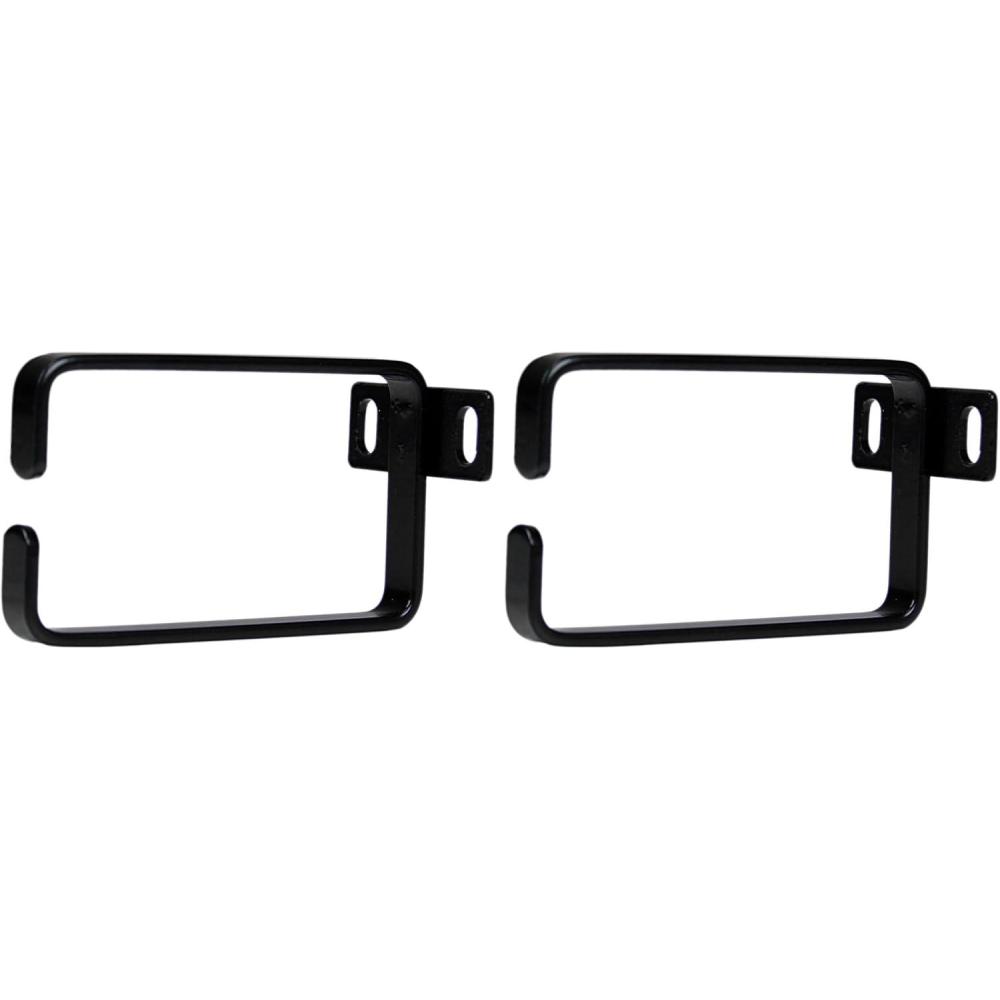 imageStarTechcom 24 x 39in Vertical Cable Management D Ring 15U Metal DRing Hooks Wire Organizer for 2 or 4Post NetworkServer Racks CMHOOKMW Black22 x 39in Pack of 2