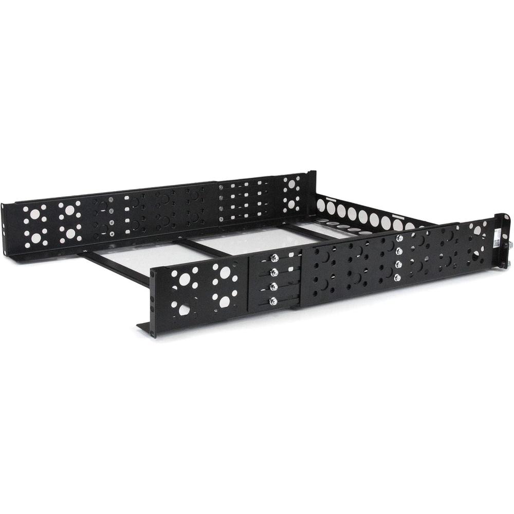 imageStarTechcom 2U Universal Rack Mount Rails for 19in Server Rack Enclosure or Cabinet Adjustable AV Rack Rails UNIRAILS2U