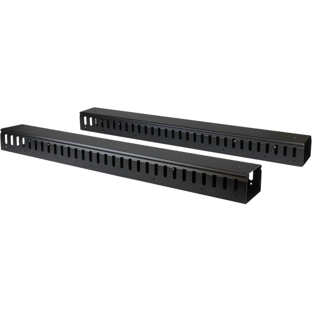 imageStarTechcom Vertical Cable Organizer with Finger Ducts  Vertical Cable Management Panel  RackMount Cable Raceway  40U  6 ft CMVER40UFOrganizer