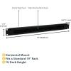 StarTech.com 1U High-density Brush Strip Cable Management Panel, Sturdy Steel Horizontal Data Centre Cable Organizer