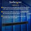 StarTech.com 1U High-density Brush Strip Cable Management Panel, Sturdy Steel Horizontal Data Centre Cable Organizer