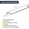 StarTech.com 1U Rack Mountable Cable Lacing Bar w/Adjustable Depth, Cable Support Guide for Organized 19″ Racks/Cabinets, Horizontal Cable Guide for Patch Panels/Switches/PDUs (12S-Cable-Lacing-BAR)(2in offset)