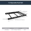 StarTech.com 1U Universal Server Rack Rails, Adjustable Depth Server Mounting Rails, 19inch Rack Mount Rails(1U | 55 lbs)