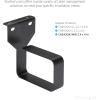 StarTech.com 2.4 x 3.9in Vertical Cable Management D Ring – 1.5U Metal D-Ring Hooks – Wire Organizer for 2 or 4-Post Network/Server Racks (CMHOOKMW) Black(2.4 x 3.9in)