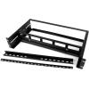 StarTech.com 2U DIN Rail Kit for Standard 19″ Rack – Adjustable Depth Rackmount DIN Rail with Top Hat, Mini, G Rails, 27lbs/12.5kg Weight Capacity (ADJDINKIT)(3.5″x19″x14.1″)