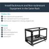 StarTech.com 2U Universal Rack Mount Rails – for 19in Server Rack Enclosure or Cabinet – Adjustable A/V Rack Rails (UNIRAILS2U)