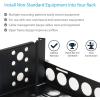 StarTech.com 2U Universal Rack Mount Rails – for 19in Server Rack Enclosure or Cabinet – Adjustable A/V Rack Rails (UNIRAILS2U)