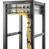 StarTech.com 5-Pack 1U Vertical Cable Management D-Ring Hooks, Cable Manager for 19″ Server Racks/Cabinets, Wire Organizers(5 Pack)
