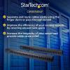 StarTech.com Vertical Cable Organizer with Finger Ducts – Vertical Cable Management Panel – Rack-Mount Cable Raceway – 40U – 6 ft (CMVER40UF)(Organizer)