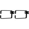 StarTech.com 2.4 x 3.9in Vertical Cable Management D Ring – 1.5U Metal D-Ring Hooks – Wire Organizer for 2 or 4-Post Network/Server Racks (CMHOOKMW) Black(2.2 x 3.9in (Pack of 2))