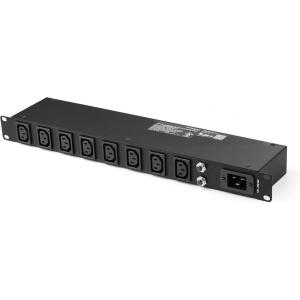 StarTech.com 1U 19 inch 8 Port Rack Mount PDU – IEC C13 Socket Rackmount Power Supply/Strip – Horizontal Server Rack Mountable PDU /Data Center Power Distribution Unit 16A 240V (PDU08C13H)(8 Port Rack)