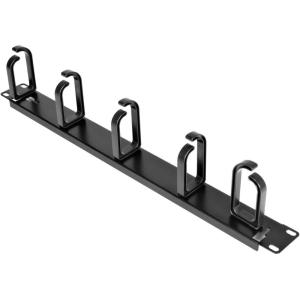 StarTech.com Horizontal 1U Server Rack Cable Management Finger Duct w/ Cover – 19″ Network Rack Wire Duct Raceway Panel – Slotted Wire Duct (CMDUCT1UX)(1U)