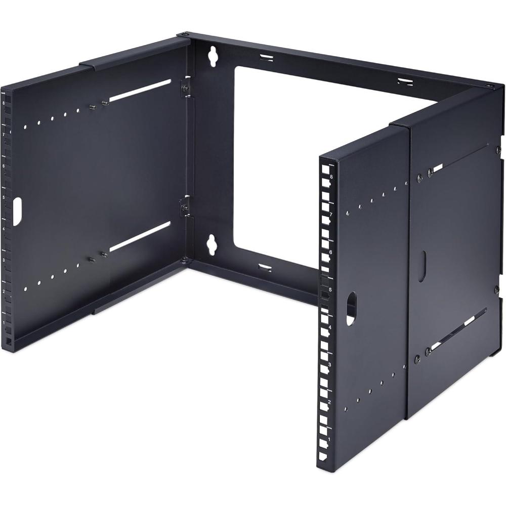 imageStarTechcom 2Post 6U Wall Mounted Rack Adjustable Depth up to 16in for 19inch ServerDataNetworking Equipment Max 88lb8U