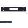 StarTech.com 1U Hinged Wall Mount Patch Panel Bracket – 6 inch Deep – 19″ Patch Panel Swing Rack for Shallow Network Equipment- 17lbs(2U)
