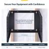 StarTech.com 2-Post 6U Wall Mounted Rack, Adjustable Depth up to 16in, for 19-inch Server/Data/Networking Equipment, Max 88lb(8U)