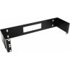StarTech.com 1U Hinged Wall Mount Patch Panel Bracket – 6 inch Deep – 19″ Patch Panel Swing Rack for Shallow Network Equipment- 17lbs(2U)