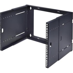 StarTech.com 2-Post 6U Wall Mounted Rack, Adjustable Depth up to 16in, for 19-inch Server/Data/Networking Equipment, Max 88lb(8U)