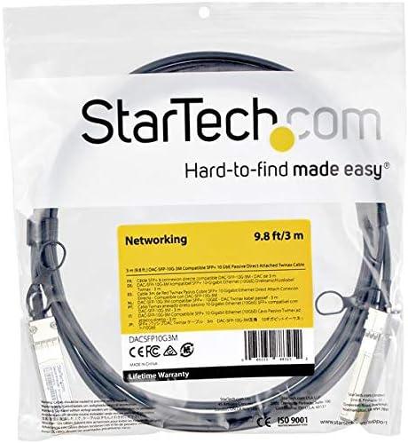 imageStarTechcom Dell EMC DACSFP10G3M Compatible Cable 3 m 10 GbE DACSFP10G3M