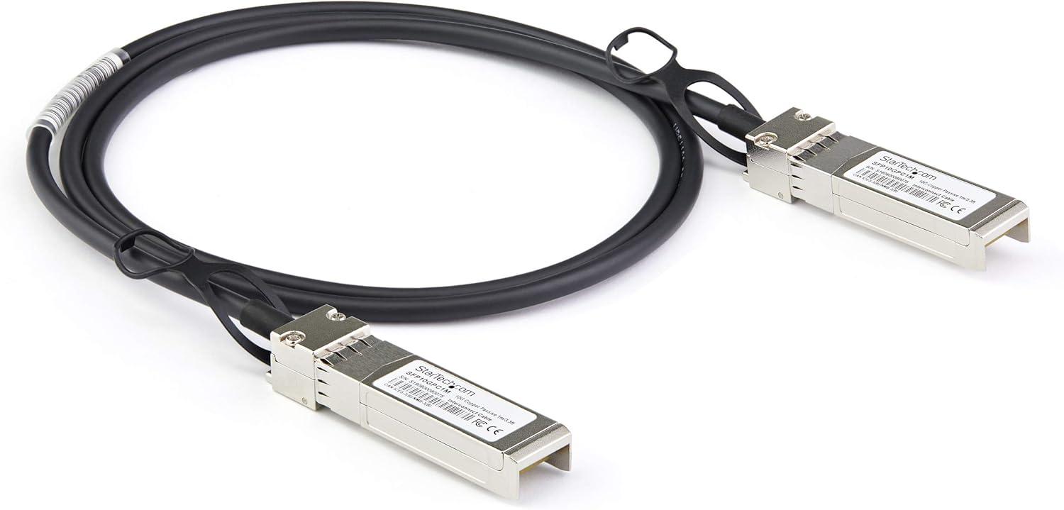 imageStarTechcom Dell EMC DACSFP10G3M Compatible Cable 3 m 10 GbE DACSFP10G3M
