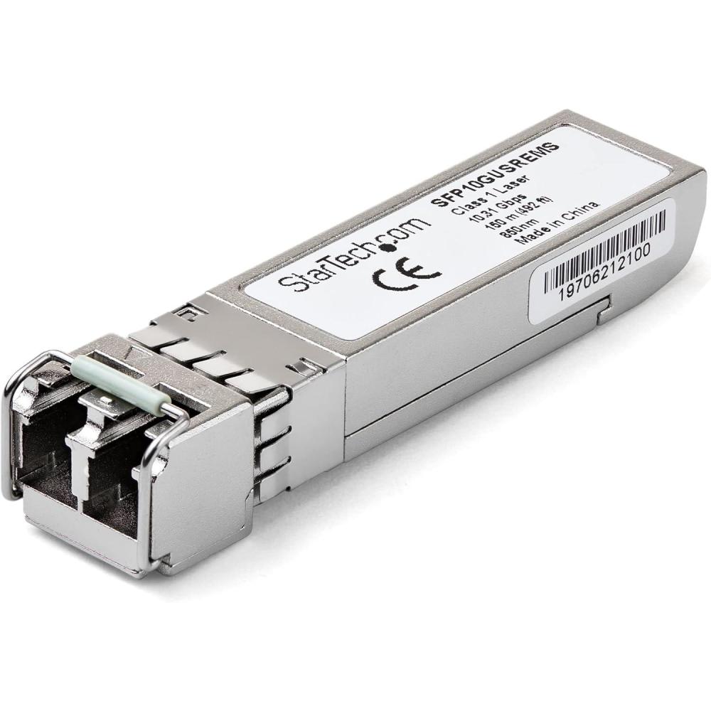 imageStarTechcom Dell EMC SFP10GUSR Compatible SFP Module 10GBASESR 10GbE Multimode Fiber MMF Optic Transceiver 10GE Gigabit Ethernet SFP LC 150m 850nm DDM SFP10GUSREMS