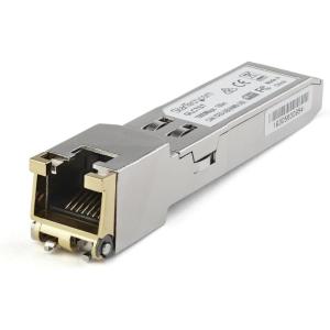 StarTech.com Dell EMC SFP-1G-T Compatible SFP Module – 1000BASE-T – SFP to RJ45 Cat6/Cat5e – 1GE Gigabit Ethernet SFP – RJ-45 100m – (SFP1GTEMCST)
