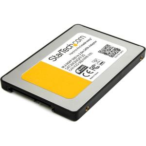 StarTech.com M.2 (NGFF) SSD to 2.5in SATA III Adapter – Up to 6 Gbps – M.2 SSD Converter to SATA with Protective Housing, TAA (SAT2M2NGFF25)(2x SATA M.2)