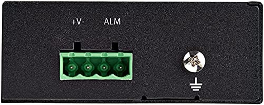 imageStarTechcom PoE Industrial Fiber to Ethernet Media Converter 60W SFP to RJ45 SinglemodeMultimode Fiber to Copper Gigabit Ethernet Compact Size IP30 40 to 75C TAA IMC1GSFP60W