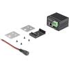 StarTech.com PoE+ Industrial Fiber to Ethernet Media Converter 30W – SFP to RJ45 – Singlemode/Multimode Fiber to Copper Gigabit Ethernet – Mini/Compact Size – IP-30/ -40 to +75C, TAA (IMC1GSFP30W)