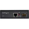 StarTech.com PoE+ Industrial Fiber to Ethernet Media Converter 60W – SFP to RJ45 – Singlemode/Multimode Fiber to Copper Gigabit Ethernet – Compact Size – IP-30/ -40 to +75C, TAA (IMC1GSFP60W)
