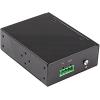 StarTech.com PoE+ Industrial Fiber to Ethernet Media Converter 60W – SFP to RJ45 – Singlemode/Multimode Fiber to Copper Gigabit Ethernet – Compact Size – IP-30/ -40 to +75C, TAA (IMC1GSFP60W)