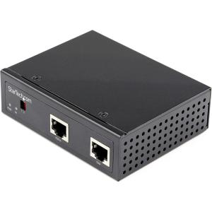 StarTech.com Industrial Gigabit PoE Splitter – 90W High Speed Power Over Ethernet PoE+++ Splitter – 12-48V DC Splitter 802.3bt – LAN/RJ45 Ultra PoE to DC Adapter – -40C to +75C, TAA (POESLT1G48V)