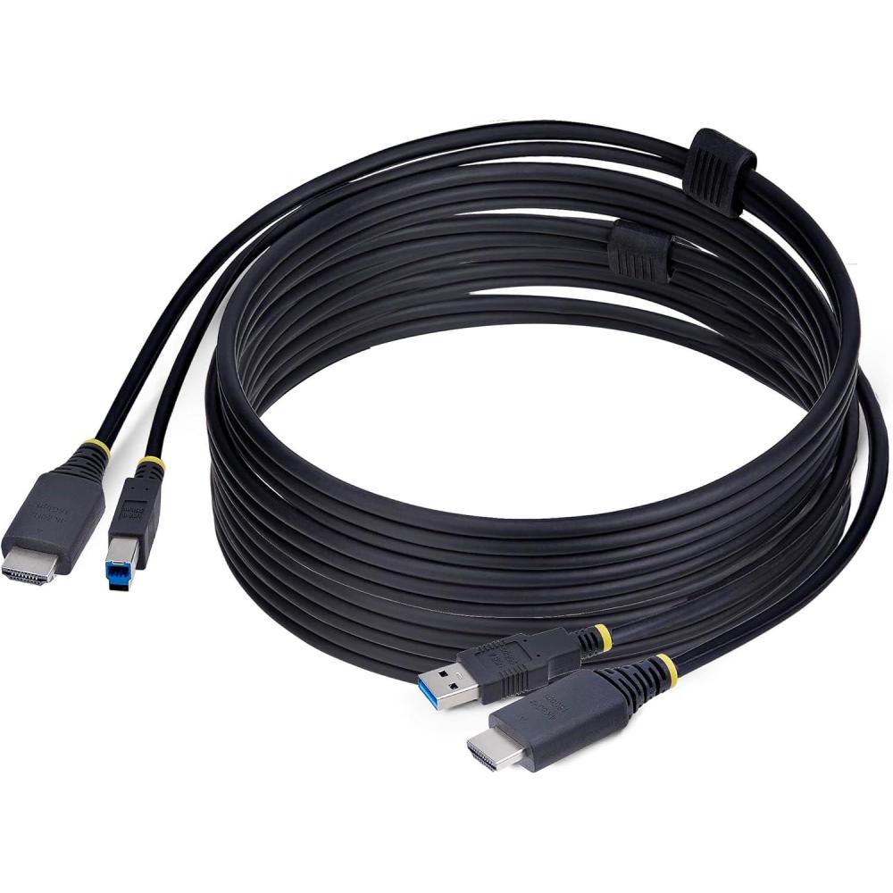imageStarTechcom 10ft 3m HDMI and USB 5Gbps KVM Cable 4K 60Hz HDMI 20 and USB Combo Cable for KVM Switch