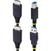 StarTech.com 10ft (3m) HDMI and USB 5Gbps KVM Cable, 4K 60Hz, HDMI 2.0 and USB Combo Cable for KVM Switch