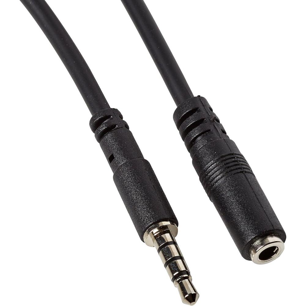 imageStarTechcom 2m 35mm 4 Position TRRS Headset Extension Cable MF audio Extension Cable for iPhone MUHSMF2M6 ft 2m