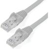 StarTech.com 15ft CAT6 Ethernet Cable – Black CAT 6 Gigabit Ethernet Wire -650MHz 100W PoE RJ45 UTP Network/Patch Cord Snagless w/Strain Relief Fluke Tested/Wiring is UL Certified/TIA (N6PATCH15BK)(Gray)