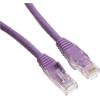 StarTech.com 15ft CAT6 Ethernet Cable – Black CAT 6 Gigabit Ethernet Wire -650MHz 100W PoE RJ45 UTP Network/Patch Cord Snagless w/Strain Relief Fluke Tested/Wiring is UL Certified/TIA (N6PATCH15BK)(Purple)