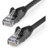 StarTech.com 15ft CAT6 Ethernet Cable – Black CAT 6 Gigabit Ethernet Wire -650MHz 100W PoE RJ45 UTP Network/Patch Cord Snagless w/Strain Relief Fluke Tested/Wiring is UL Certified/TIA (N6PATCH15BK)(Black)