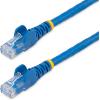 StarTech.com 15ft CAT6 Ethernet Cable – Black CAT 6 Gigabit Ethernet Wire -650MHz 100W PoE RJ45 UTP Network/Patch Cord Snagless w/Strain Relief Fluke Tested/Wiring is UL Certified/TIA (N6PATCH15BK)(Blue)