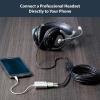 StarTech.com 4 Position Microphone and Headphone Splitter – 3.5 mm – 4 Pin / 4 Pole – Mic and Audio Combo Splitter Cable (MUYHSMFFADW), White