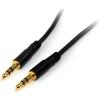 STARTECH.COM 3 FT Slim 3.5MM Stereo Audio Cable – M/M