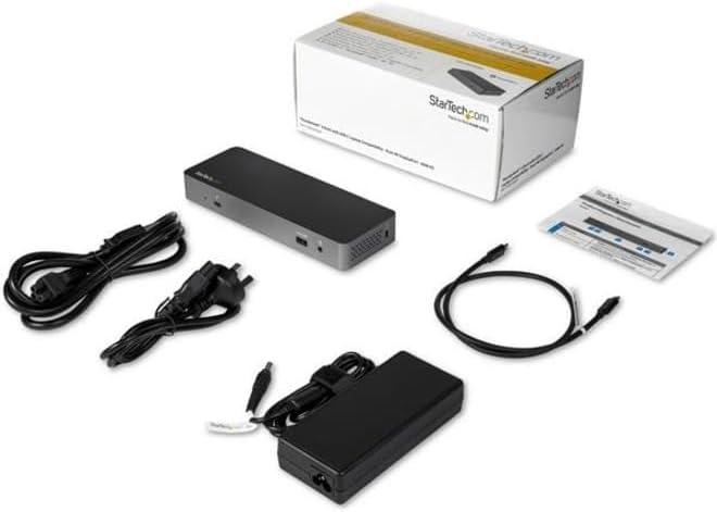 image:imageStarTechcom Thunderbolt 3 Dock w USBC Compatibility Dual Monitor 4K60Hz DisplayPort Laptop Docking Station 60W PD GbE 5x USB Hub TB3 USB 31 Gen 2 10Gbps Dock Windows amp Mac TB3CDK2DP